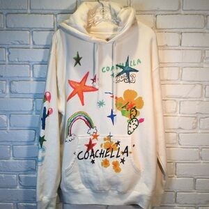 Coachella 2023 Crayon Oversized Hoodie Sweatshirt Adult unisex medium